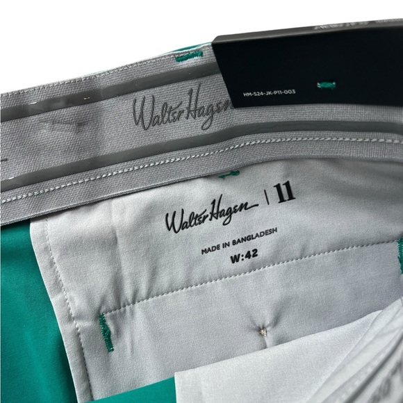 NWT Walter Hagen Men’s 9” Shorts in Clubhouse Green in size 42 - Picture 4 of 5
